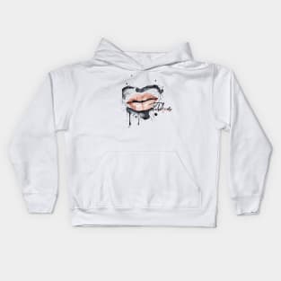 Red lip Fabolous Kids Hoodie